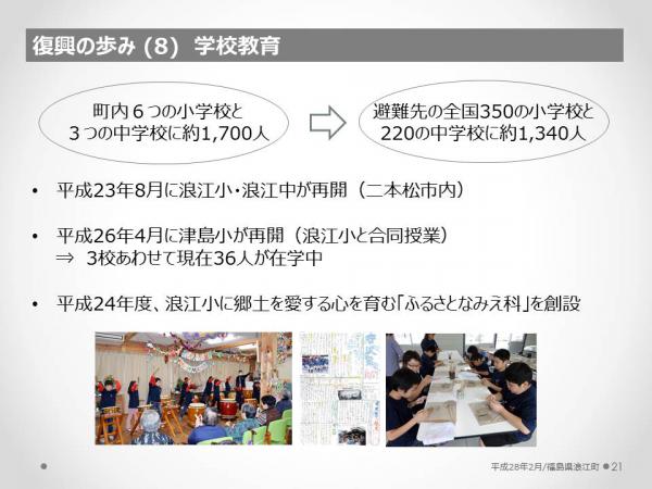 浪江町　震災・原発事故の記録と5年間の歩み　21ページ