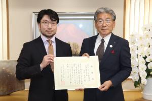 20250423エネグローバル株式会社様　感謝状贈呈