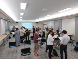 インタビュービンゴゲームの様子