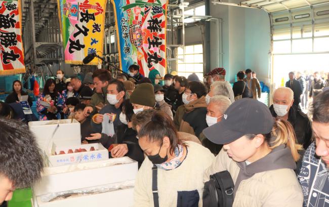 2024請戸魚市の様子(1)