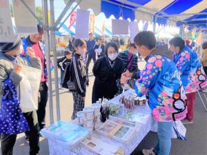 成田産業まつりの浪江町ブース