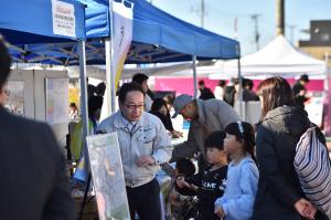 市街地整備課のブース
