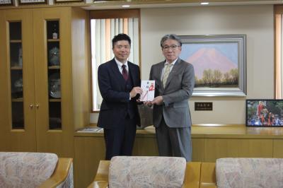20260127日本生命保険相互会社様への企業版ふるさと納税感謝状贈呈