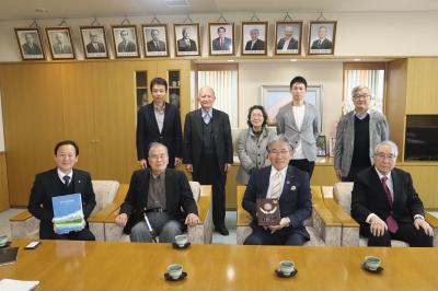 品川萬里氏(元郡山市長) NPO法人団塊のノーブレスオブリージュ来訪