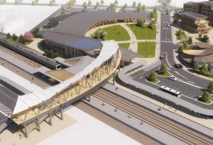 浪江駅グランドデザイン基本計画　駅前イメージ図