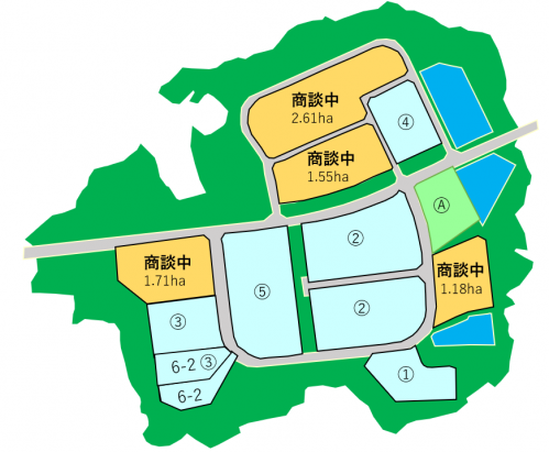 南産業団地 区画イメージ