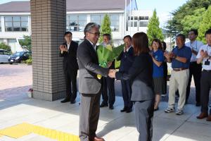 20260805　町長二期目　初登庁日