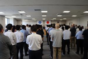 20260805浪江町町長二期目初登庁　職員への訓示