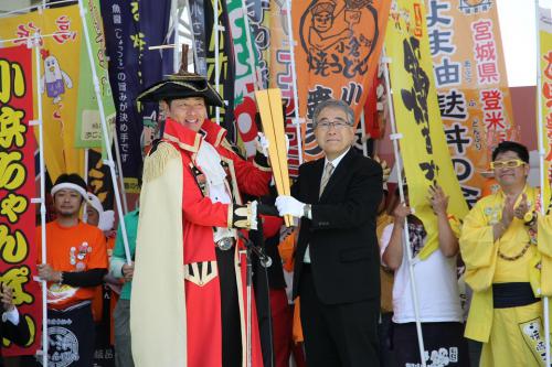 B-1グランプリ in 郡山　金の箸返還