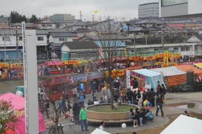 十日市　屋台がならぶ