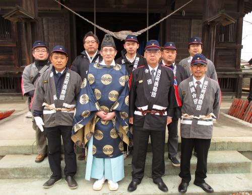 浪江神社での火防祈祷