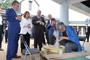 大せとまつり成形実演