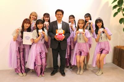 浪江女子発組合との集合写真
